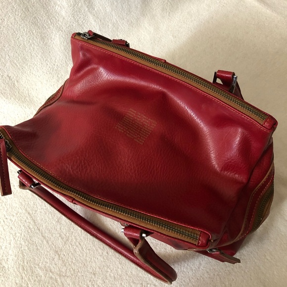 Matt & Nat red satchel bag purse handbag - Picture 6 of 7